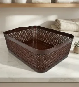 Canasta Rectangular Calada Grande No. 33 – Plásticos Bunny 4434