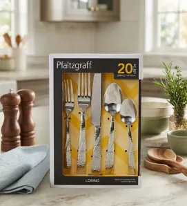 Juego de Cubiertos Pfaltzgraff Loring 20 Piezas – Acero Inoxidable