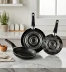 Juego de 3 Sartenes Ekco Stone Negro – Antiadherente de Piedra 37239