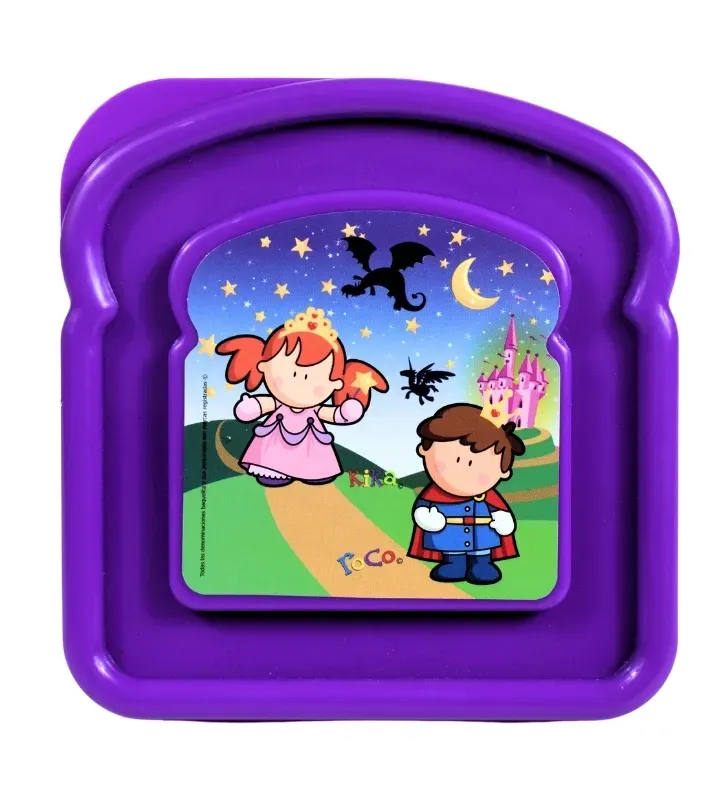 Sandwichera Infantil con Bisagra Arplasa – Porta Sándwich Decorado