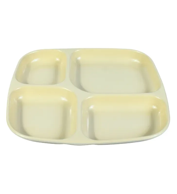 Charola de Melamina Cinsa con 4 Divisiones 26 cm – Color Arena