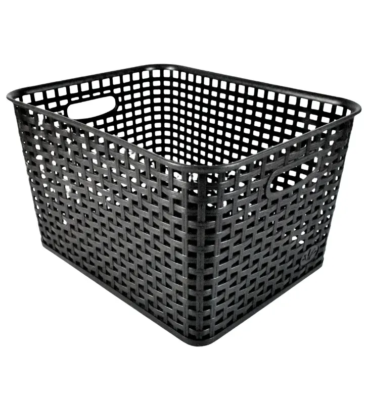 Canasta de Ratán Grande Cubasa 19.5 L – Color Chocolate 1893