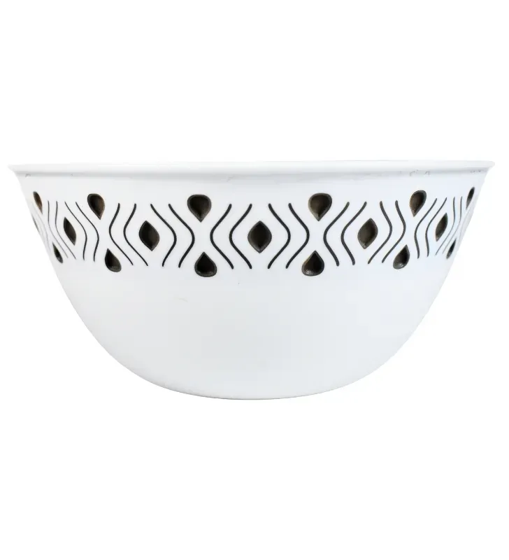 Bowl Tazón Elegancia No. 20 Cubasa – Color Topo Blanco/Gris