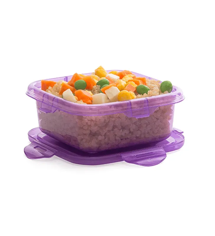 Hermético Brooch Cuadrado Cubasa – Contenedor con Cierre de Seguridad