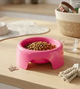 Comedero Mediano para Perro Plásticos Terrones – Polipropileno Resistente