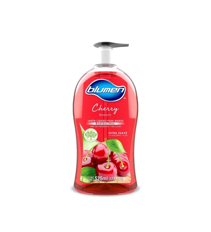Jabón Líquido Blumen Cherry Blossom 525 ml – Antibacterial y Suave