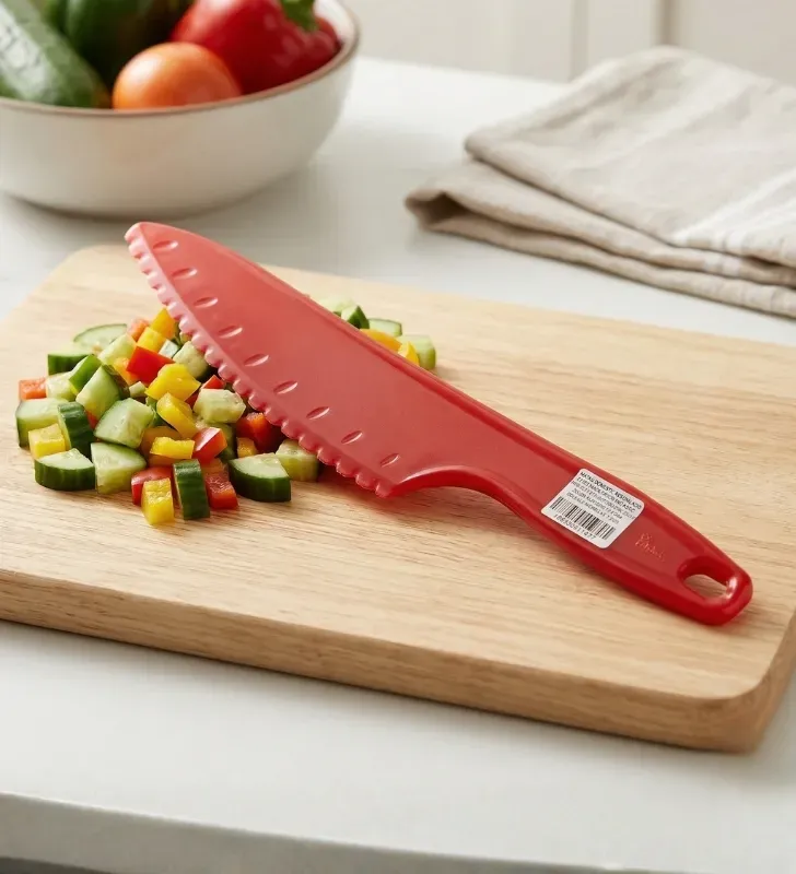 Cuchillo Doméstico de Plástico Terrones – Sierra para Lechuga y Verdura