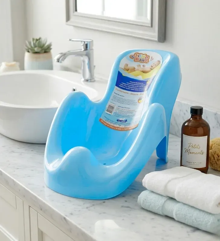 Sillón de Baño para Bebé Plasvic W098 – Seguridad y Plástico Resistente