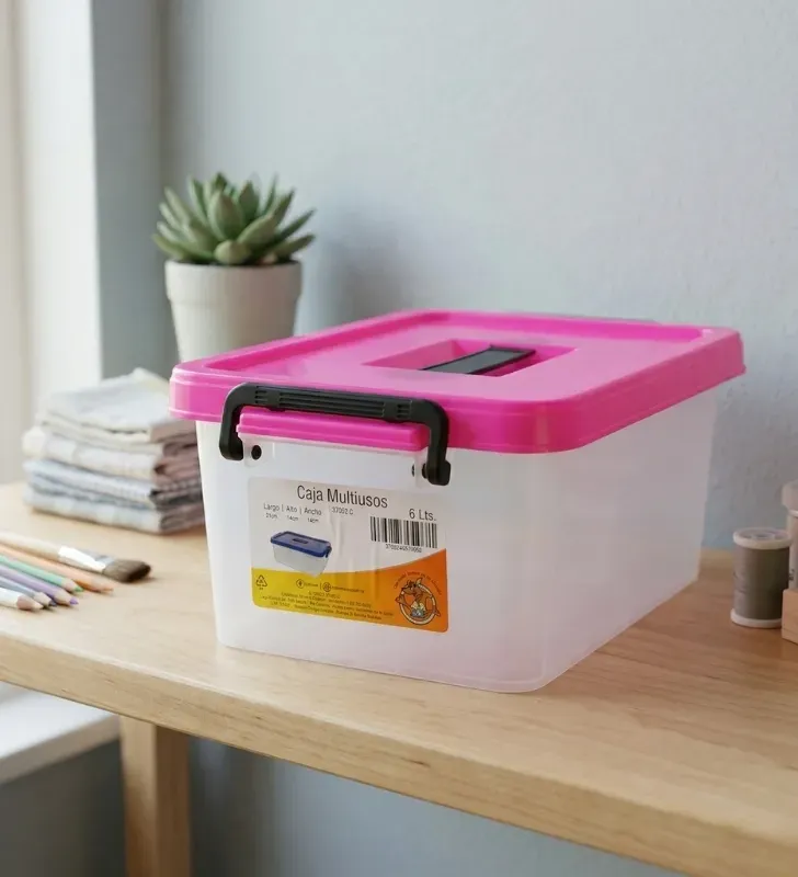 Caja Multiusos 6L D´Novo 37052 – Uso Rudo con Agarradera