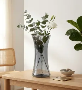 Florero Pata de Elefante Jr. Pardo-Glasstic – Plástico Transparente