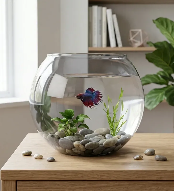 Pecera No. 8 Pardo-Glasstic – Acuario de Plástico Extra Grande