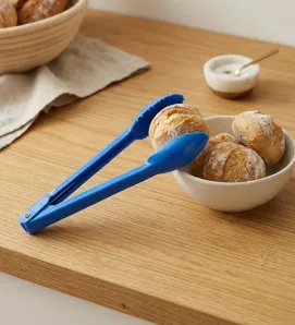 Pinza para Pan Chica Pardo-Glasstic – Utensilio de Plástico Resistente