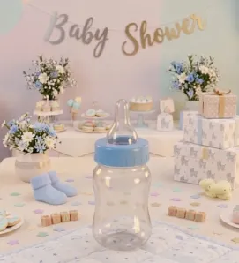 Mamila Mini 75 ml Pardo-Glasstic – Recuerdos Baby Shower