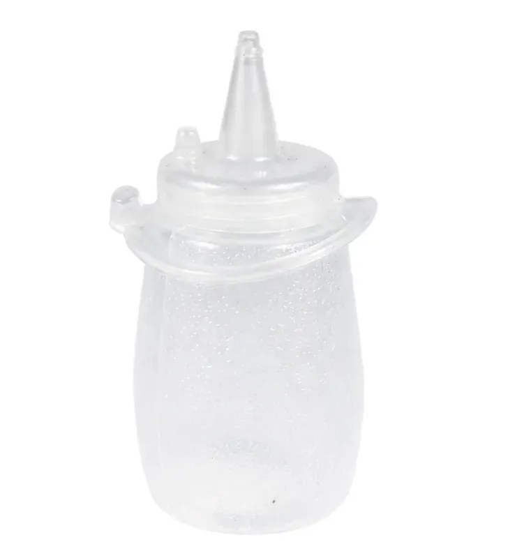 Mostacero 150 ml Pardo-Glasstic – Dosificador Squeeze Transparente