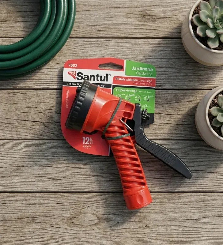 Pistola de Riego 6 Funciones Santul 7502 – Plástico ABS