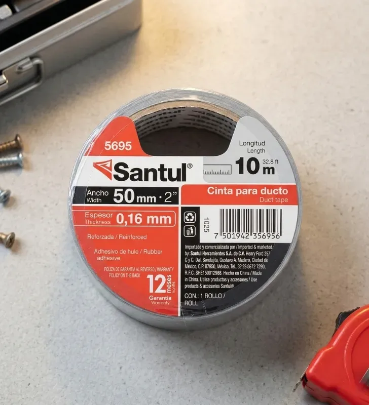 Cinta para Ducto 10m Santul 5695 – Reforzada e Impermeable