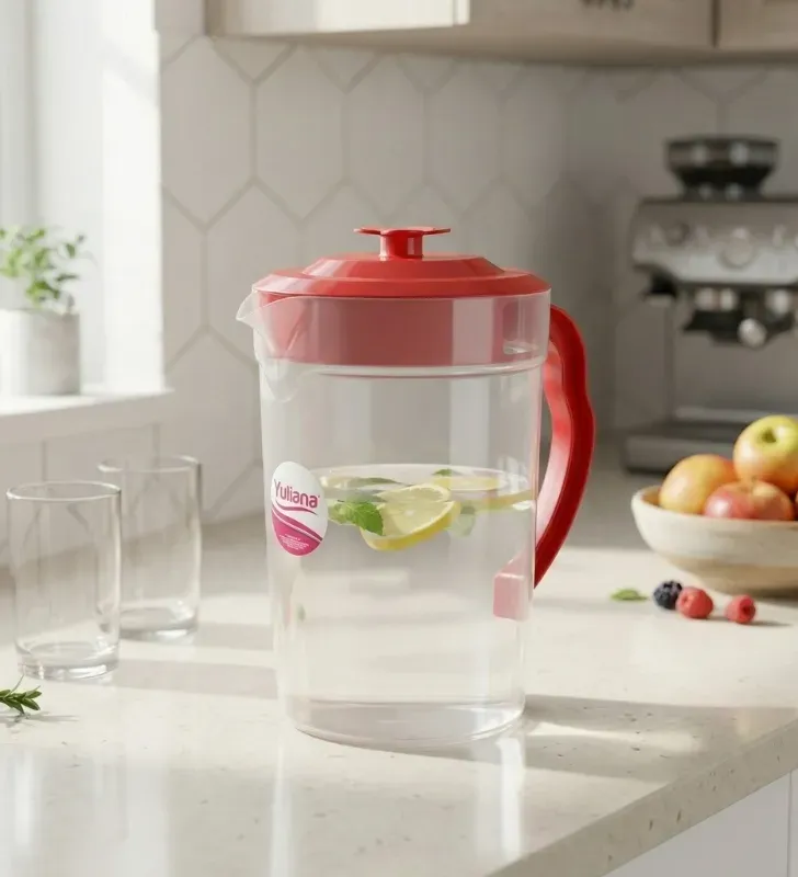 Jarra Maluma 2L Yuliana MX-326 – Diseño con Flor de Agarre