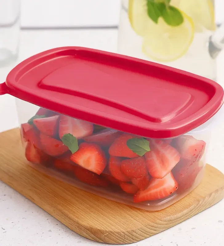 Refri Box Grande MX-207 Yuliana – Contenedor Plástico con tapas de colores