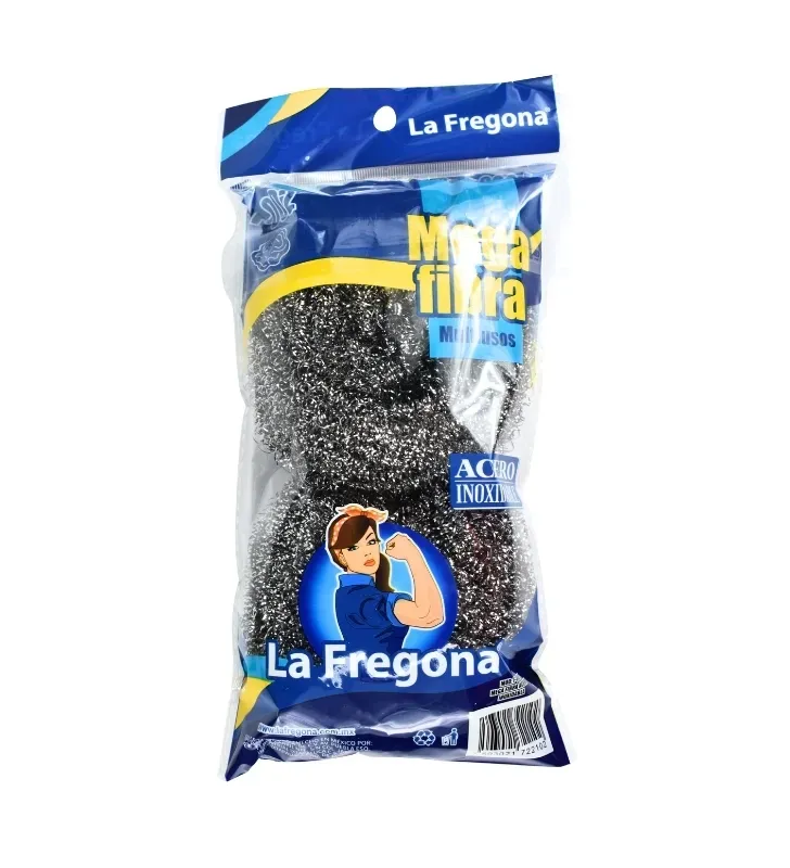 Fibra de Acero Inoxidable Mega Yuliana MX-002 – No Raya