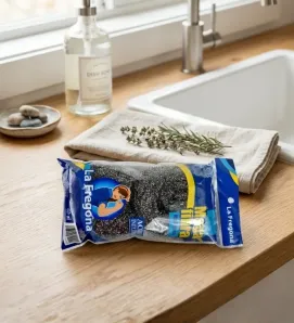 Fibra de Acero Inoxidable Mega Yuliana MX-002 – No Raya