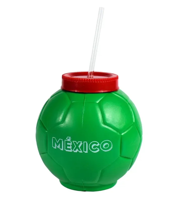 Cilindro Balón Yuliana MU-046 – Con Popote y Asa Deportiva