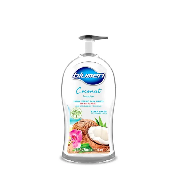 Jabón Líquido Blumen Coconut Paradise 525 ml – Antibacterial