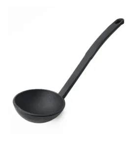 Cucharón de Nylon Negro Ilko – Resistente y Antiarañazos