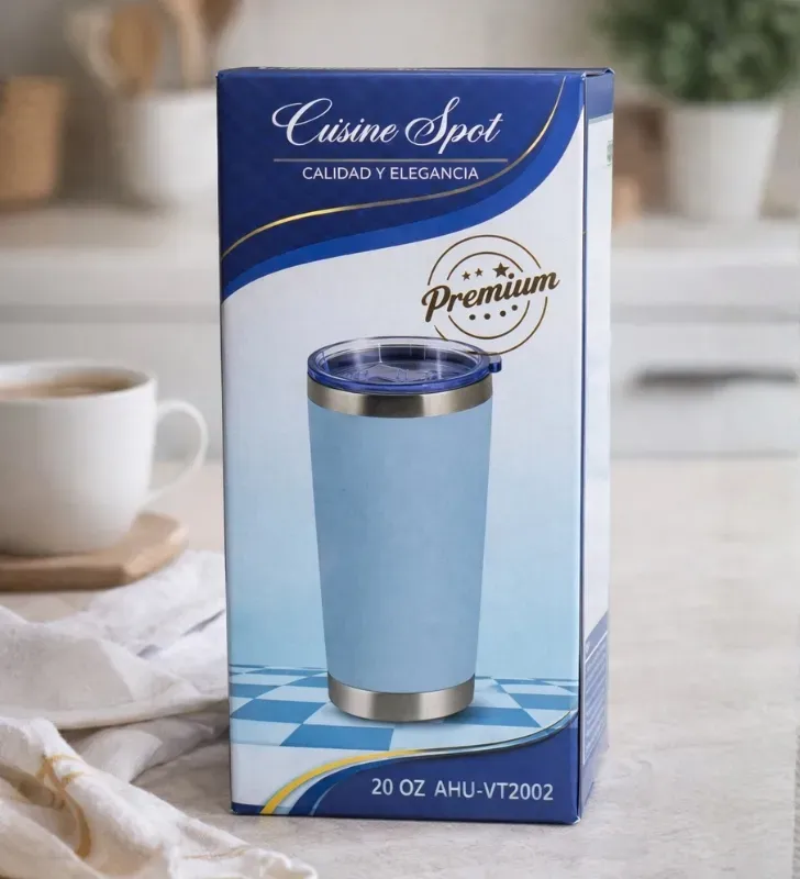 Termo 20 oz Cuisine Spot – Acero Inoxidable de Colores