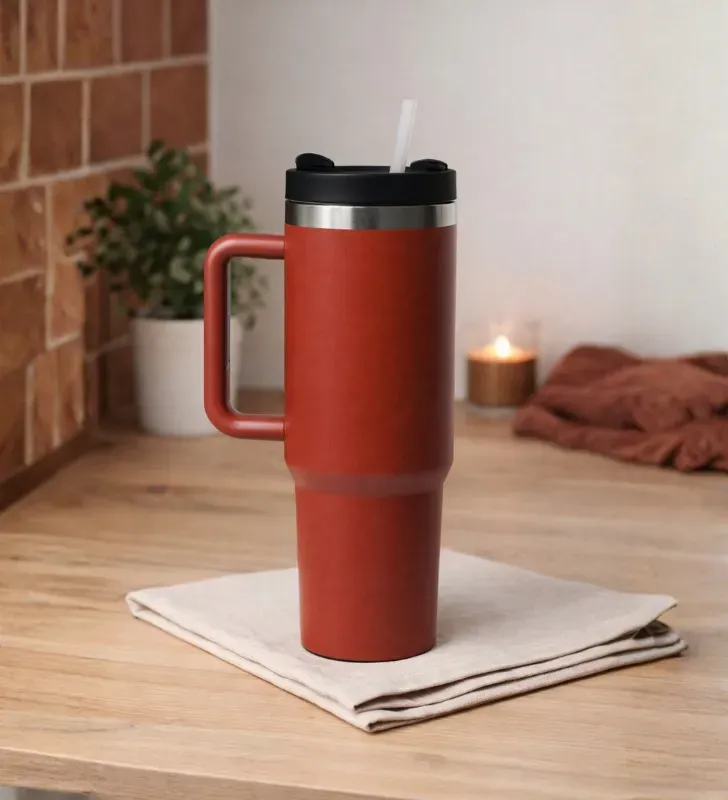 Termo 40 oz Cuisine Spot – Con Asa y Popote (1.18L)