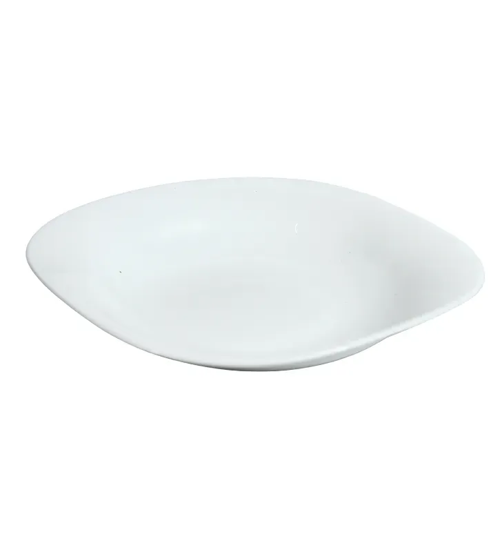 Plato 9" Blanco Cuisine Spot OGLS03 – Vidrio Opal