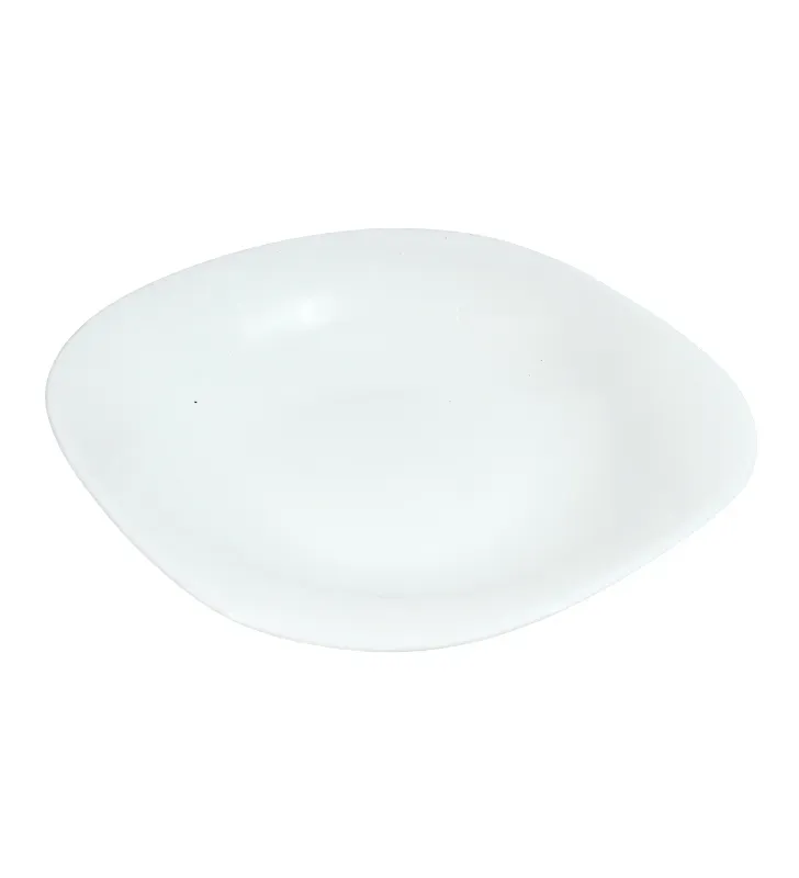 Plato 9" Blanco Cuisine Spot OGLS03 – Vidrio Opal