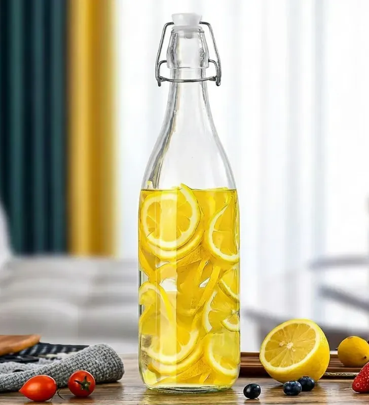 Botella Retro 1 Litro Vittori 1331 – Tapa Clip Hermética