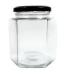 Frasco Hexagonal 750ml Vittori 3416 – Tapa Negra Twist
