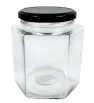 Frasco Hexagonal 750ml Vittori 3416 – Tapa Negra Twist
