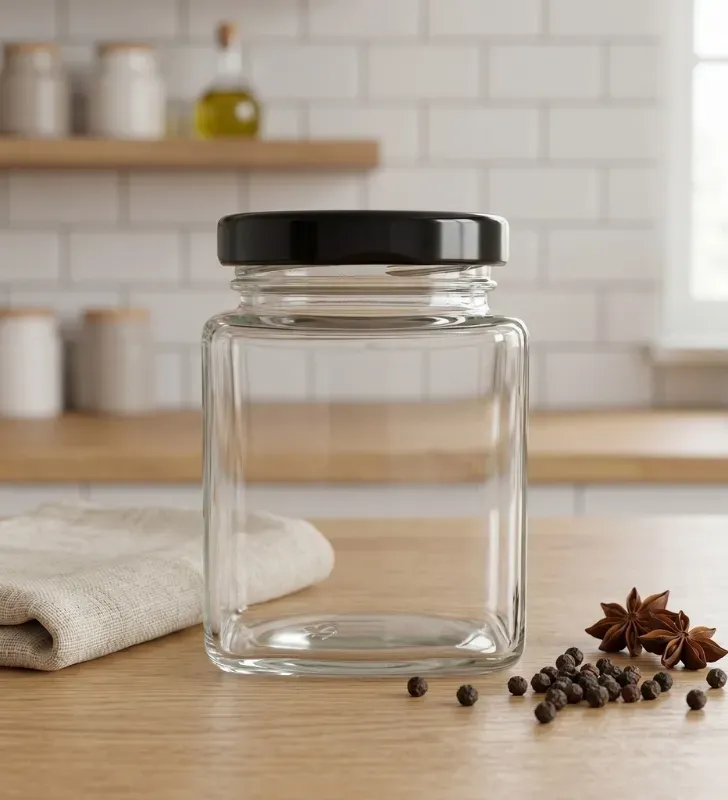 Frasco Cuadrado 120ml Vittori 3420 – Tapa Negra Twist