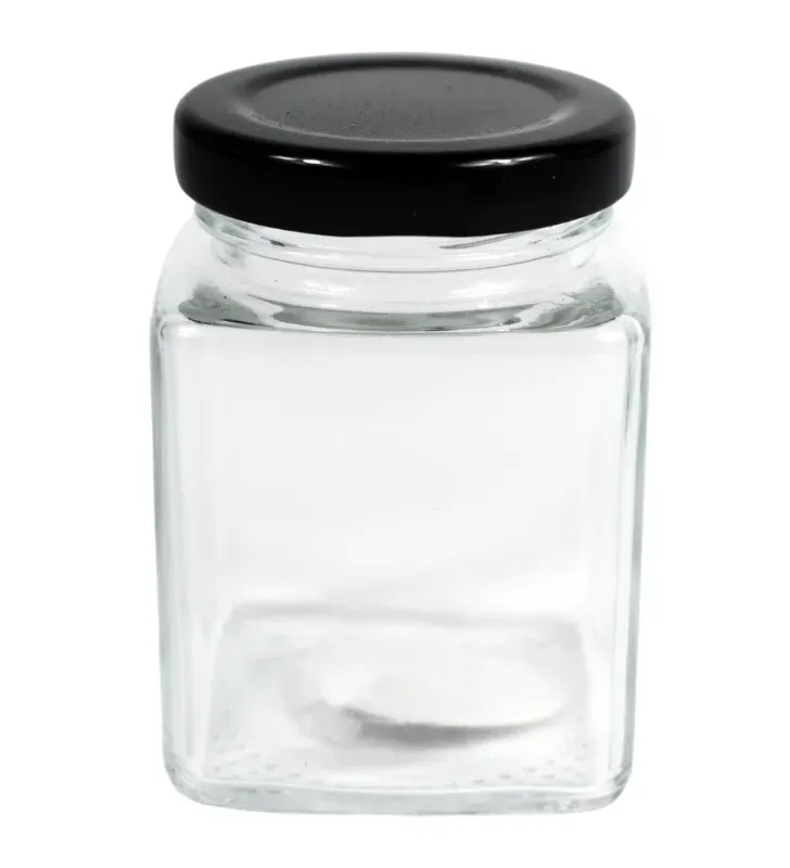 Frasco Cuadrado 120ml Vittori 3420 – Tapa Negra Twist