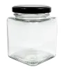 Frasco Cuadrado 300ml Vittori 3421 – Tapa Negra Twist