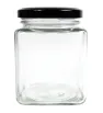 Frasco Cuadrado 300ml Vittori 3421 – Tapa Negra Twist