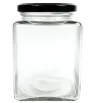 Frasco Cuadrado 500ml Vittori 3422 – Tapa Negra Twist
