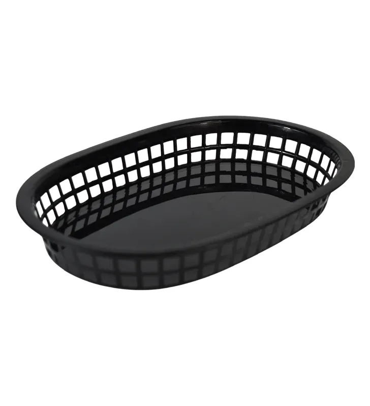 Canasta negra plástica – Restaurante y Snacks