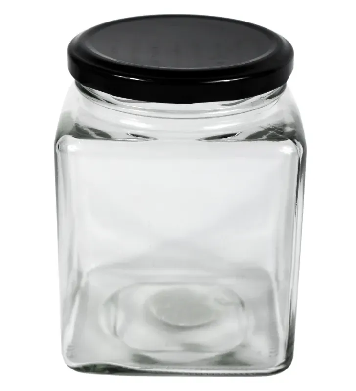 Frasco Cuadrado 750ml Vittori 3423 – Tapa Negra Twist