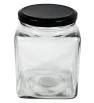 Frasco Cuadrado 750ml Vittori 3423 – Tapa Negra Twist