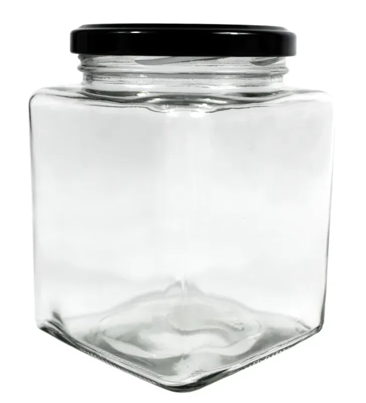 Frasco Cuadrado 750ml Vittori 3423 – Tapa Negra Twist