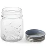 Frasco Mason Jar con Relieve Floral Vittori 3424 – Tapa a Rosca