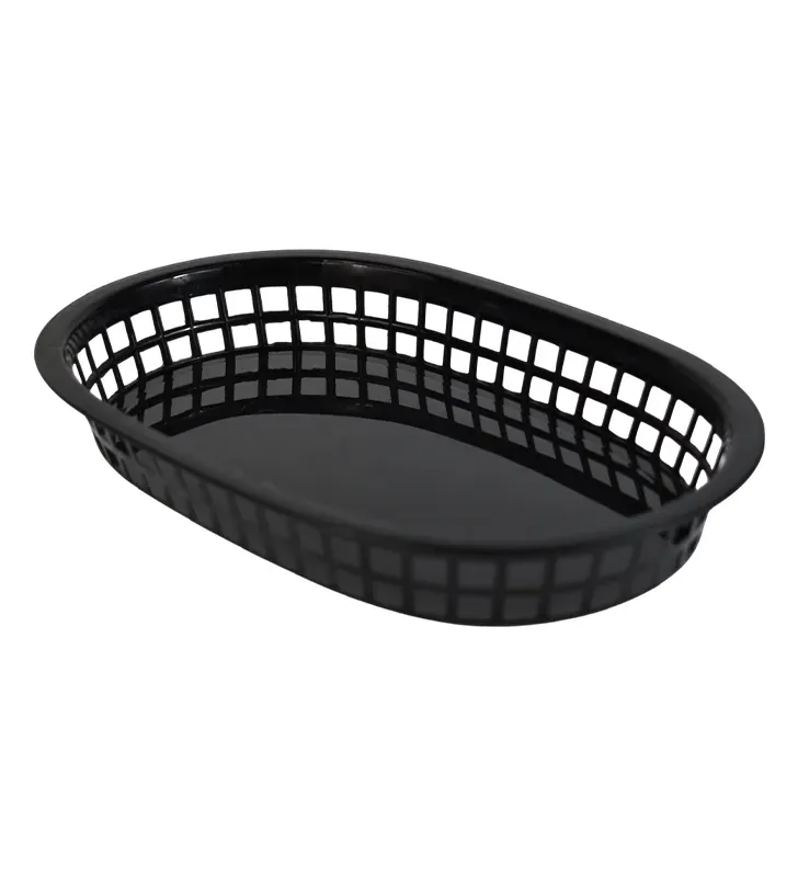 Canasta negra plástica – Restaurante y Snacks