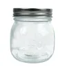 Frasco Mason Jar 300ml Vittori 3425 – Tapa Gris