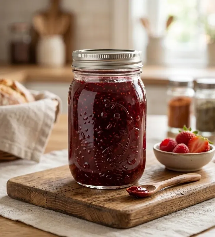 Frasco Mason Jar Floral 500ml Vittori 3426 – Tapa Gris