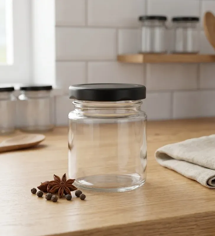 Frasco Envasado Round 75ml Vittori 3445 – Tapa Negra