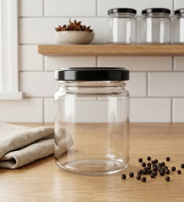 Frasco Envasado Round 100ml Vittori 3446 – Tapa Negra