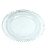 Plato Base Perla Transparente Vittori 3710 – Decoración de Eventos